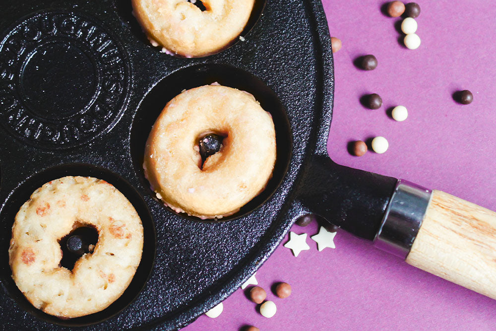 Cast iron donut pan best sale