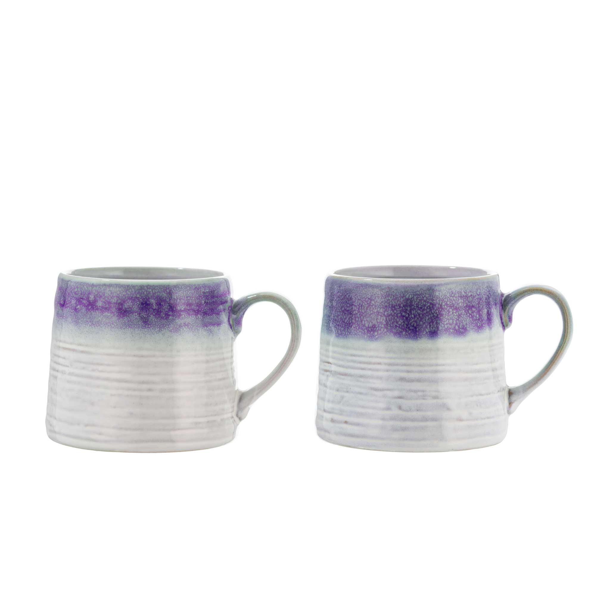 Purple & Grey Glaze Mugs from China Blue