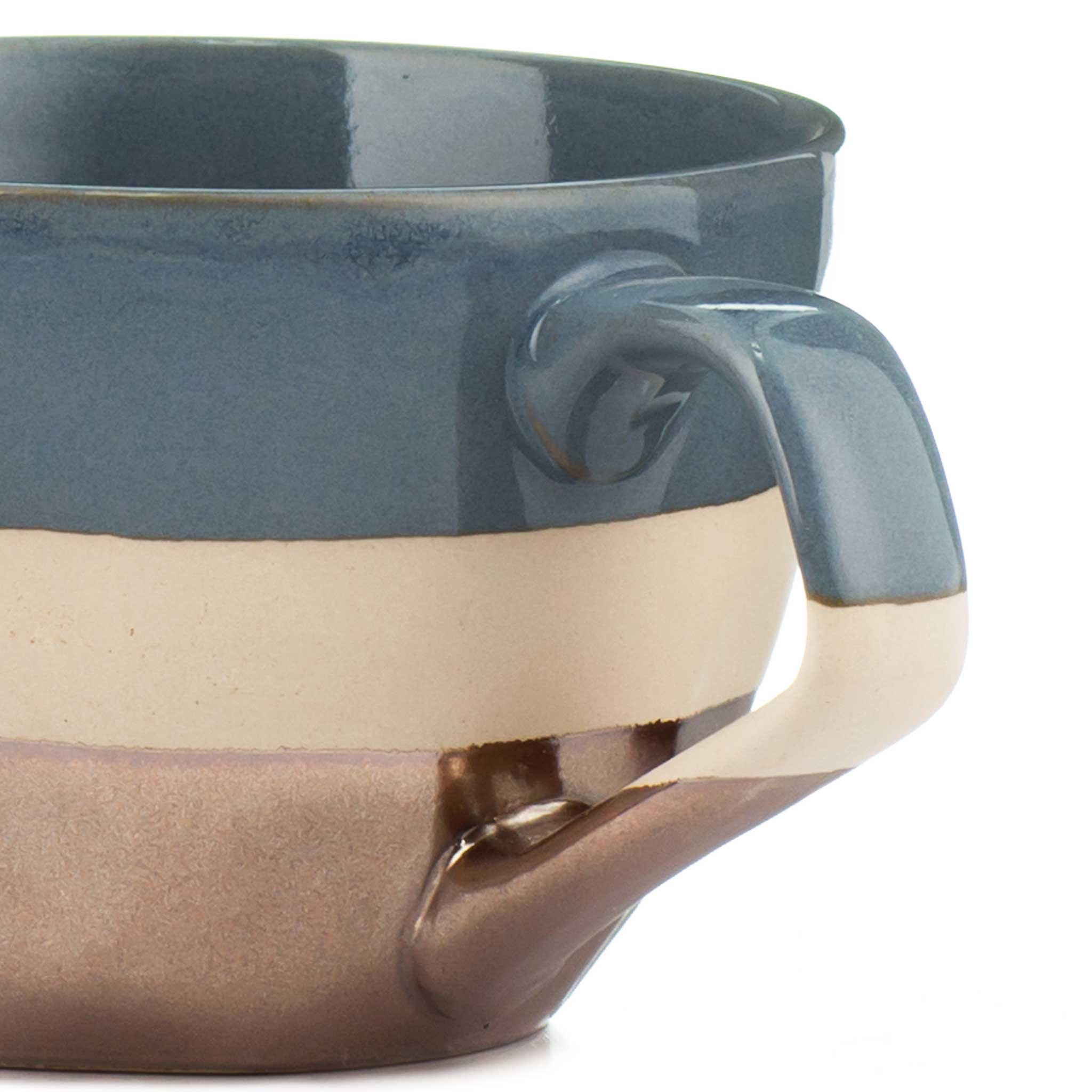 Rose and Gold Large Textured Mug from China Blue
