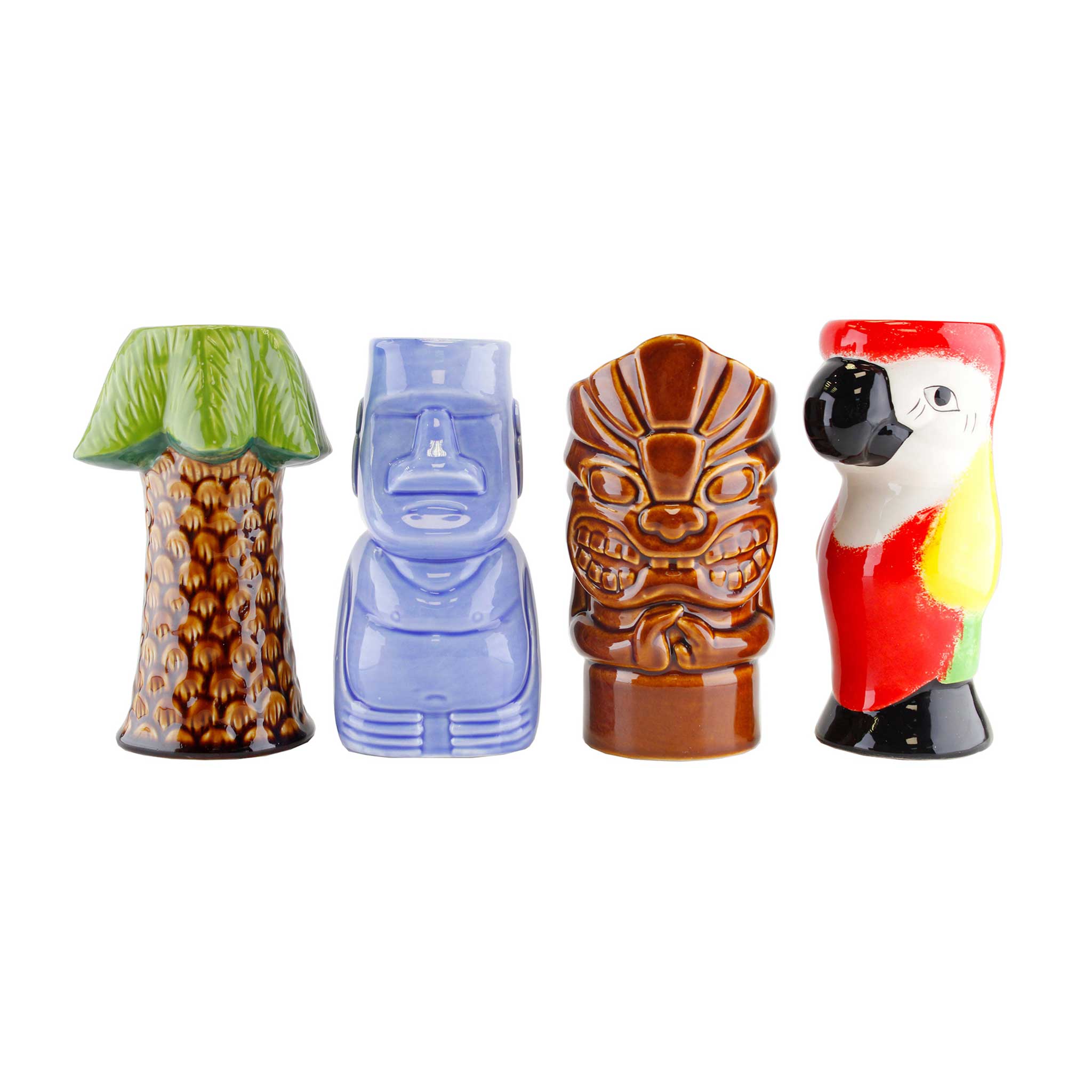 Tiki Cocktail Mug Set from China Blue