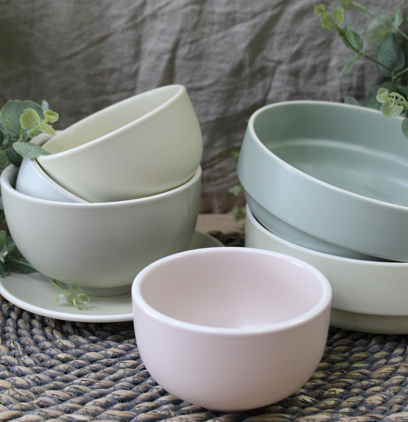 Coloured stoneware from China Blue