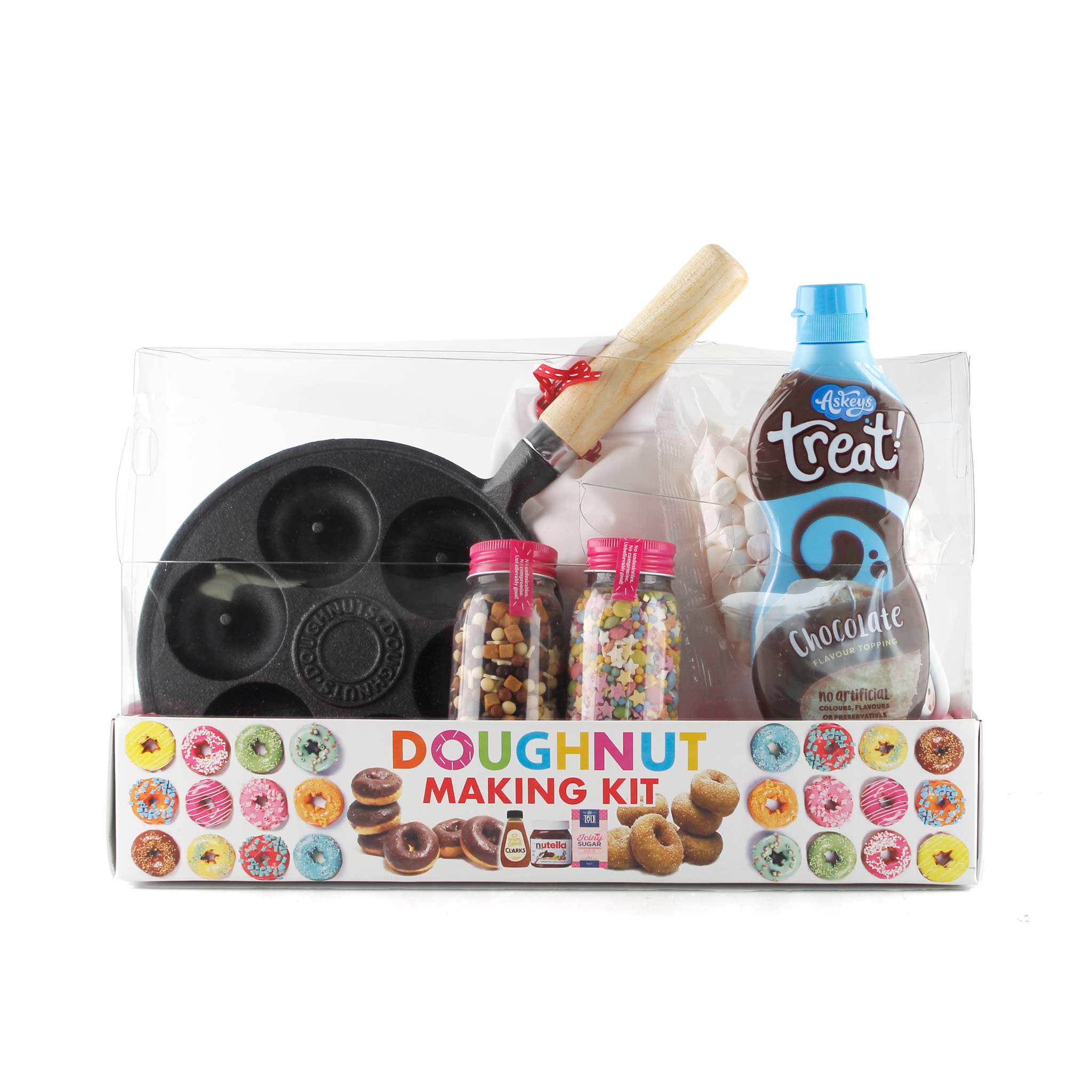 Donut making kit with cast iron pan by China Blue