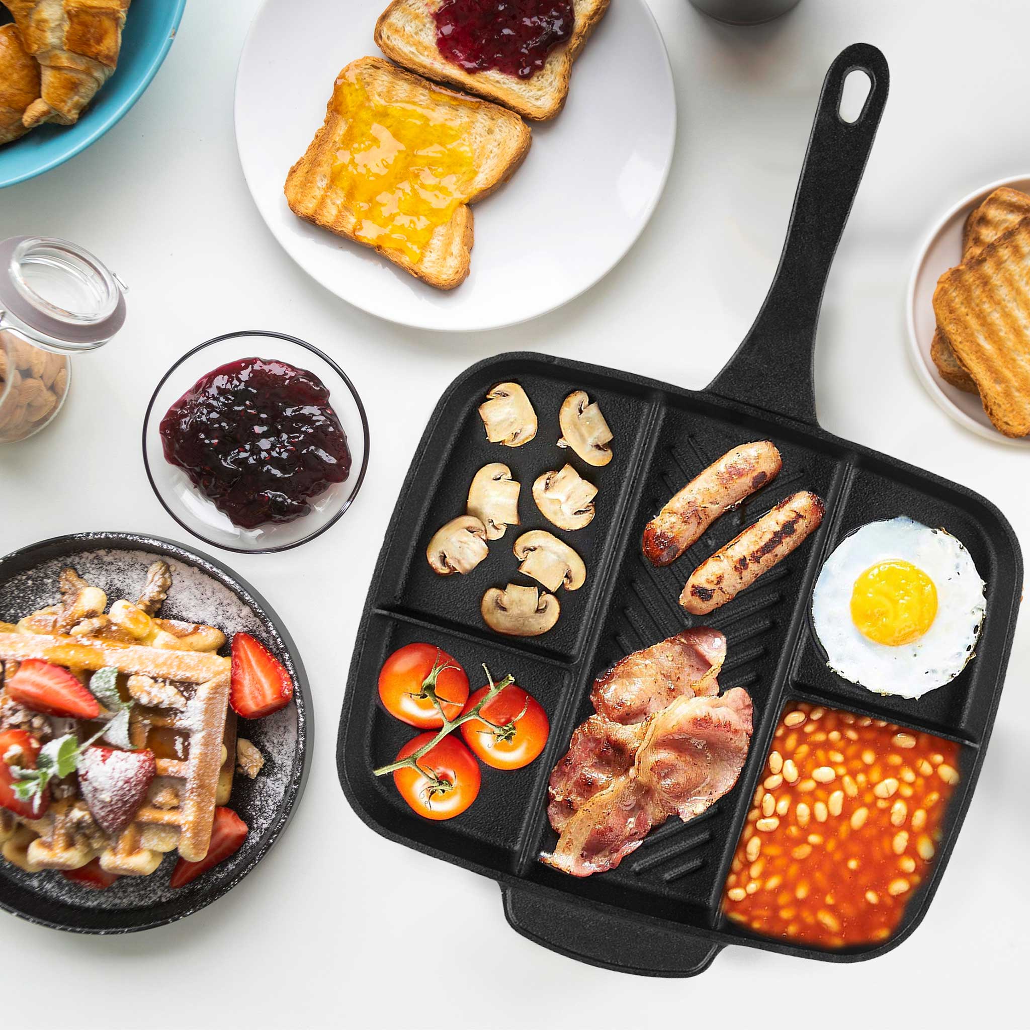 Ultimate Breakfast Pan with breakfast
