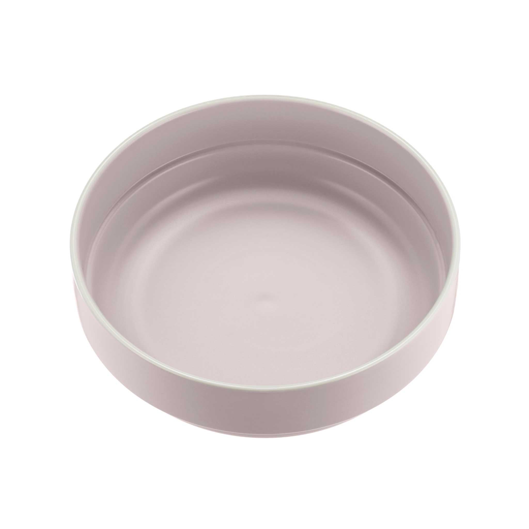 Pink Ceramic Pasta / Salad Bowl from China Blue