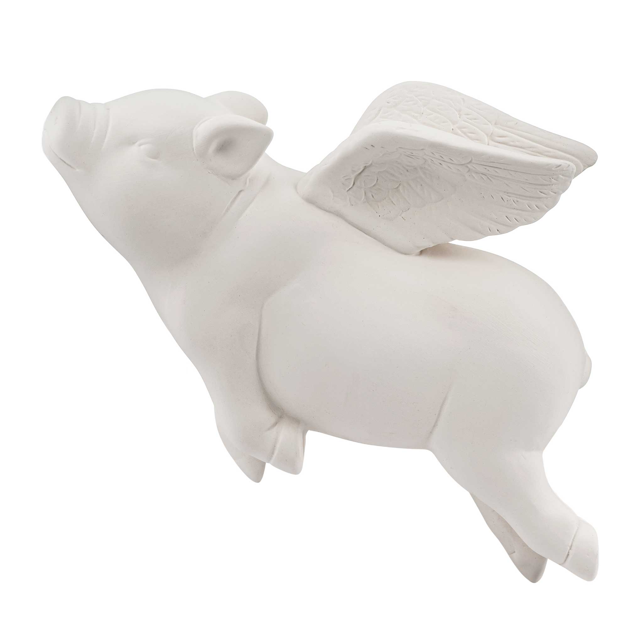 Paint Your Own Ceramic Flying Pig from China Blue
