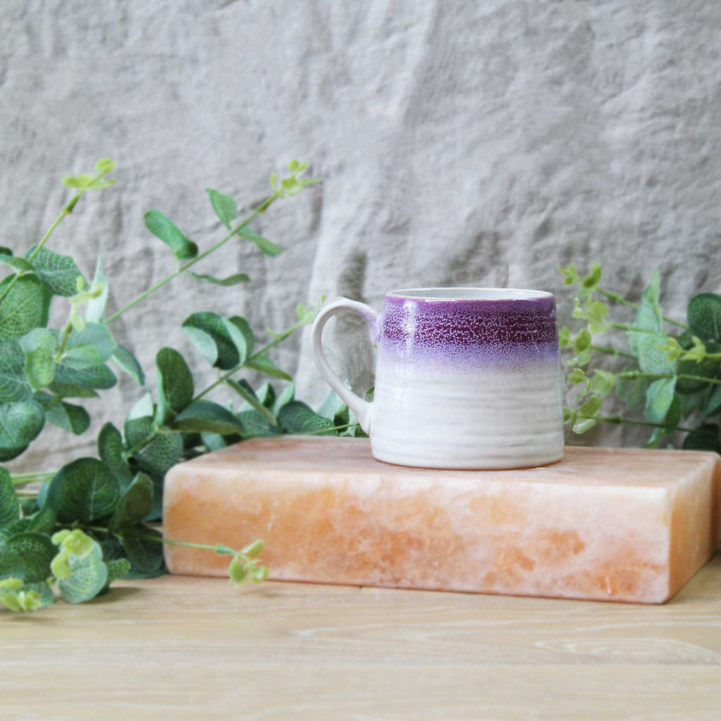 Modern Mugs in Frost/Purple – Glaze On Studio