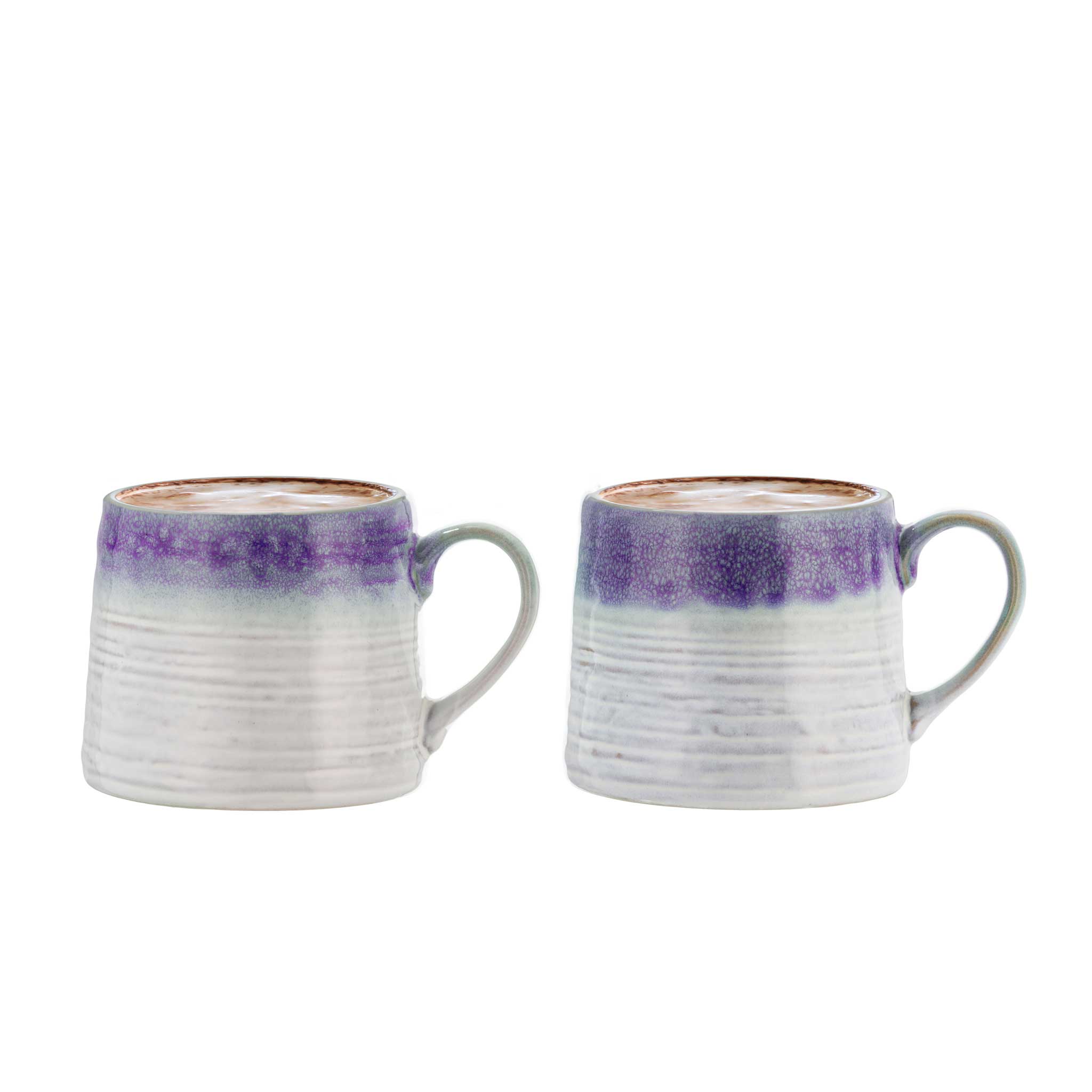 Purple & Grey Glaze Mugs from China Blue