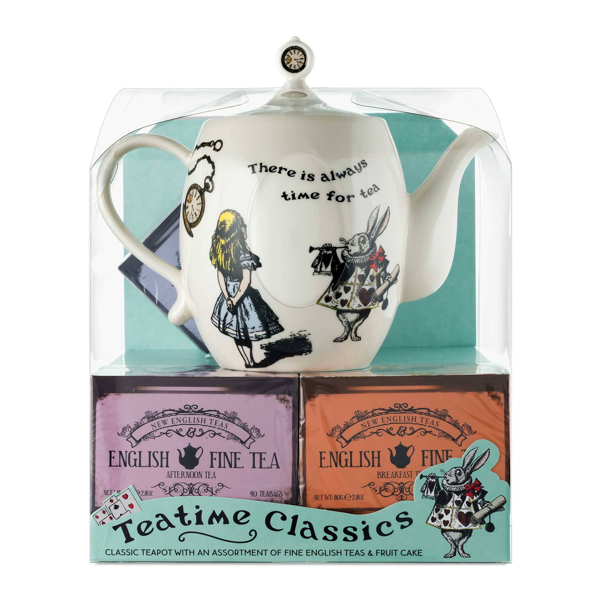 Alice in Wonderland Teapot and Loose Tea Selection from China Blue