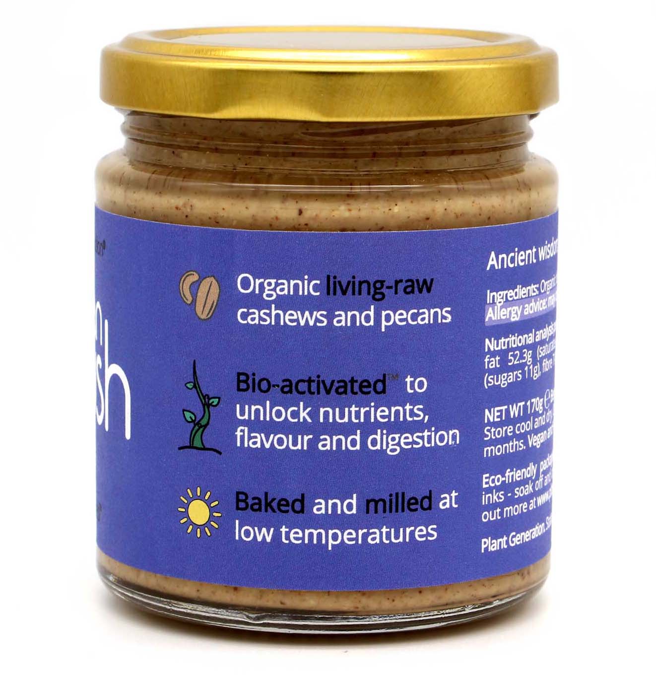 Jar of organic nut butter from China Blue