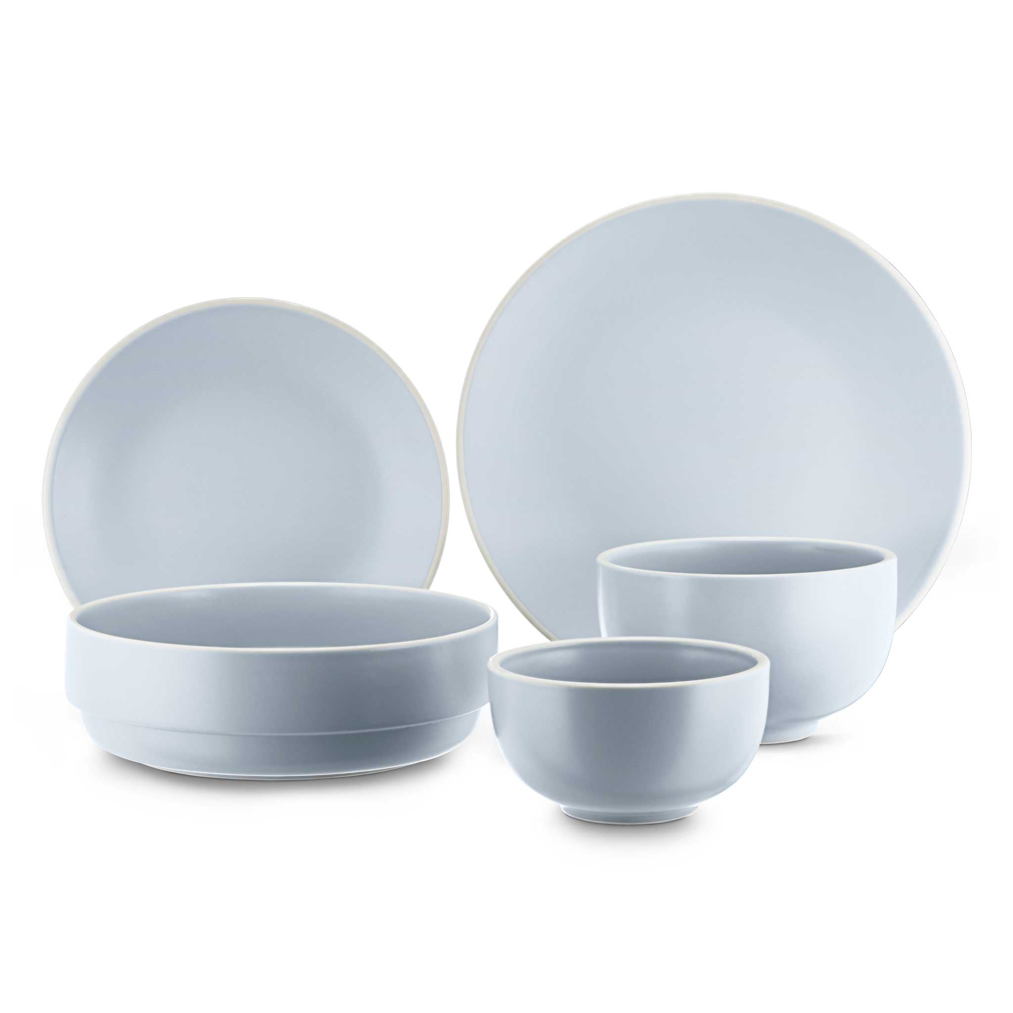 Stoneware Ceramic Dinnerware set in blue from China Blue